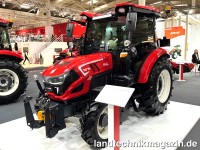 Der neue Schmalspurtraktor Basak 7075 Red Power is