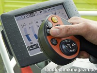 Das Claas AUTO FILL System lässt sich bequem aus 