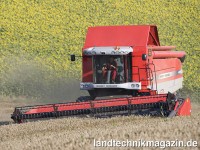 Der neue Massey Ferguson Hybridmähdrescher MF Del