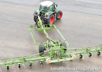 Im Feldmodus stellt sich die Lenkung beim Krone Kr