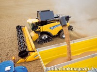 Die Abtankgeschwindigkeit hat New Holland bei den 
