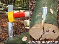 Die große ovale Schlagplatte mit abgerundeten Kan