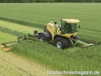 Krone stattet den selbstfahrenden Mähaufbereiter 