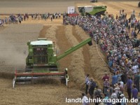Der jüngste Oldtimer-Mähdrescher beim CLAAS Mäh
