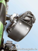 Optional sind für den Agrotron K schwenkbare Kotf