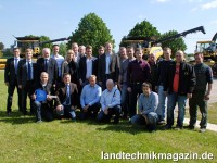 Die Teams von New Holland, der Fa. Bruns und der B