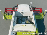 Bei den Mähdreschern TUCANO 450 und TUCANO 570 ha