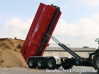 Die Hubkraft des Krampe Tridem-Hakenlift-Abrollkip