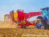 Auf der PotatoEurope 2017 wird der 2-reihige gezog