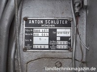 ... Schlüter Super 1500 V ist, wie Fahrgestell-, 
