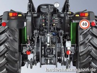 Der Heckkraftheber der neuen Deutz-Fahr 5G TB Trak