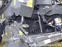 Der Schneidrotor der Claas ROLLANT 540 RC arbeitet