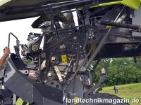 In der neuen Rundballenpresse Claas ROLLANT 540 RC