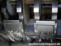 Am Rotor des Komptech Chippo 500 sitzen 12 massive
