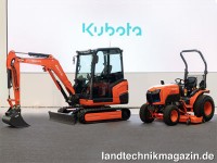Kubota zeigt Prototypen von Minibaggern und Kompak