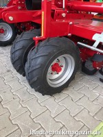Die verstellbaren Stützräder in der Front der ne