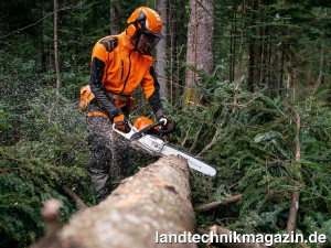 Stihl empfiehlt die neue MS 400 C-M Motorsäge ins