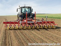 Die Arbeitsbreite und der Reihenabstand der neuen 