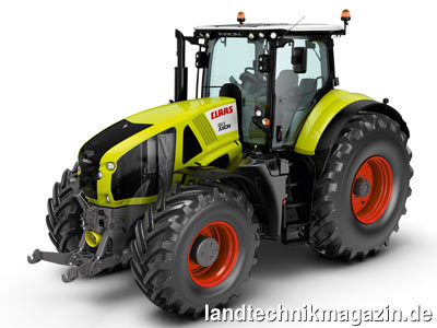 Bild 1 Die neue Claas TraktorenSerie AXION 900 erweitert ab 2012 mit