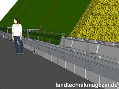 Bild 1 Schmack Biogas Prasentiert Auf Der Eurotier 14 Ein Neues Fugenloses Fahrsilo Das Aus Einer Mehrzahl Im Verbund Versetzt Zueinander Angeordneter Bauelemente Besteht Die Aussenhulle Der Systembausteine Die Mit Beton