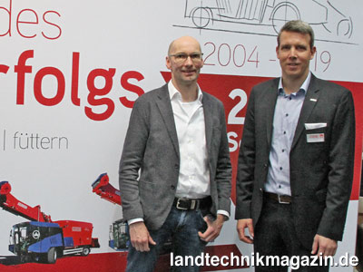 Bild: Holger Meyer (links), Geschäftsführer SILOKING Elbe/Weser GmbH & Co.KG und Sascha Behrend, Vertriebsleiter bei SILOKING.