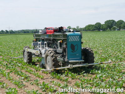 Bild: Pfeiffer & Langen entwickelt zusammen mit farming revolution einen autonomen Hackroboter für den Rübenanbau auf Basis des Farming GT.