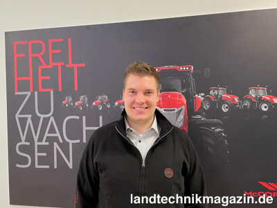 Bild: Der neue Produktmanager der Argo GmbH, Max Reuthal, kann ein abgeschlossenes Studium im Bereich Agrartechnik an der Hochschule Weihenstephan-Triesdorf und erste Praxiserfahrung als Landmaschinenmechaniker bei einem etablierten Landtechnik-Hersteller vorweisen.
