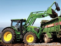 Die neue John Deere Frontlader-Baureihe H besteht 