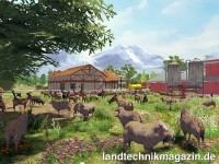 Viele Tierarten sind im PC-Spiel Farm-Experte 2016