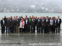 Trotzten Schnee und Wind am Tegernsee: Das Team de