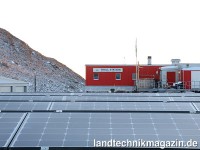 Die Solaranlage der Forschungsstation Troll Green 