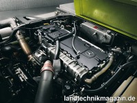 Der 6-Zylinder Mercedes-Benz-Motor OM 936 LA leist