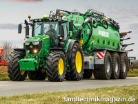 Der Motor der neuen John Deere 6230R und 6250R red