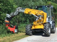 Ausgestattet mit einem Dragone-Mulchkopf können B