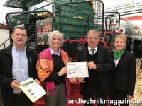 Auf der Agritechnica 2017 erhielt Oehler die KWF P