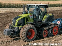 Der Halbraupentraktor Claas AXION 900 TERRA TRAC b