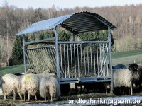 Patura bietet die Viereck-Futterraufe für Schafe 