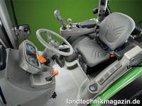 Der Fahrersitz der Deutz-Fahr Traktoren 5 DS TTV i
