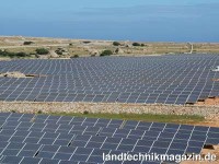 Photovoltaik-Großanlage mit Nennleistung 3,2 Mega