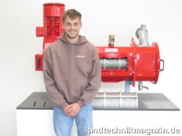 Bjarne Renze startet seine Ausbildung zum Industri