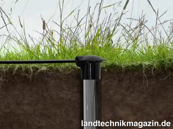 lDie neue Sencrop Bodensonde Soilcrop erfasst Daten zur Bodenfeuchtigkeit und -temperatur in verschiedenen Tiefen von 10 bis 60 cm.