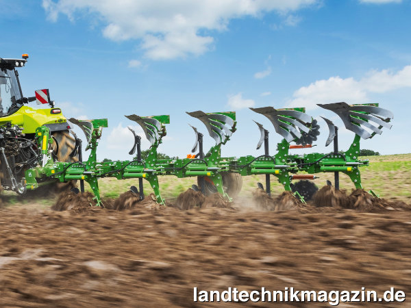 lDer neue Amazone Anbau-Volldrehpflug Teres 200 ist für Traktoren bis 200 PS Antriebsleistung ausgelegt und mit vier oder fünf Scharen erhältlich.