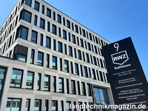 lDer neue zentrale Verwaltungssitz der RWZ AG in der Gaedestraße 9 in Köln-Marienburg.