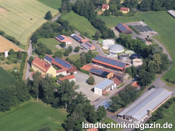 lDas Bayerische Staatsgut Almesbach mit etwa 280 ha landwirtschaftlich genutzter Fläche betreibt Ackerbau, Milchviehhaltung, eine etwa 200-kWp-Photovoltaikanlage, eine 75-kW-Biogasanlage und erzeugt Biodiesel.