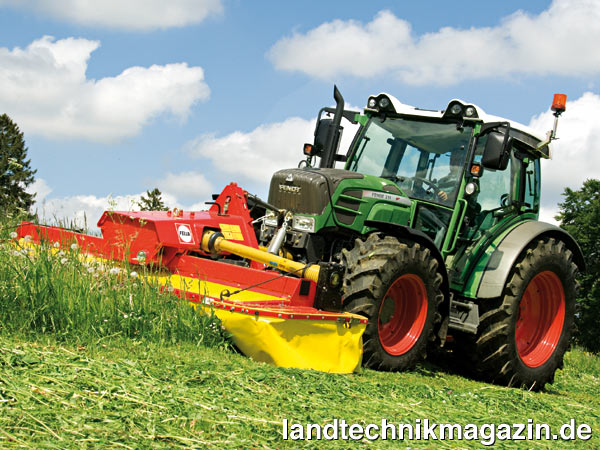 Bild: Anders als bei den Schmalspurtraktoren kommt in den Fendt 200 Vario Standardtraktoren nicht das neu entwickelte Vario-Getriebe ML 70, sondern das aus dem 300 Vario bekannte ML 75 zum Einsatz. Gerade für den Einsatz in Hanglagen bietet das stufenlose Getriebe laut Fendt deutliche Vorteile durch die ruckfreie Geschwindigkeitsanpassung, die Stop-and-Go-Funktion und die aktive Haltefunktion.