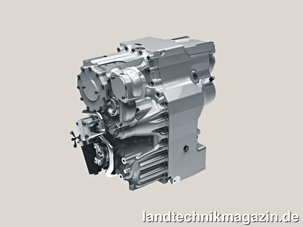 lDas neue Stufenlosgetriebe Eccom 5.0 von ZF mit erweitertem Leistungsbereich bis 650 PS.