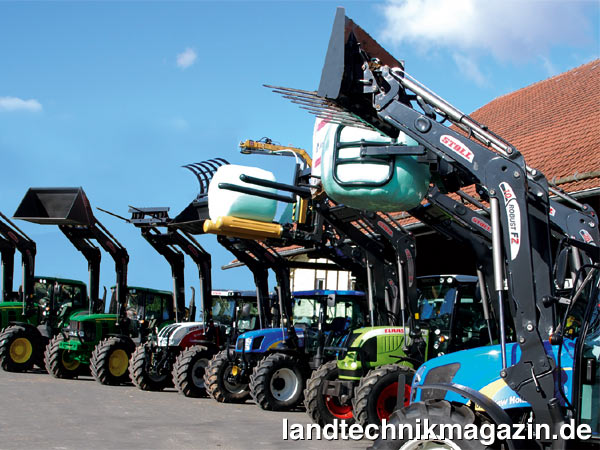 XL-Bild: Stoll bietet nunmehr alle Größen der Robust FZ Baureihe für alle marktgängigen Traktortypen an.