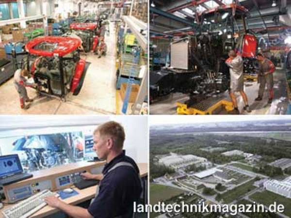 lAm STEYR-Stammsitz in St. Valentin werden jetzt sämtliche Case IH Traktoren im Leistungssegment von 70 bis 200 PS gefertigt.