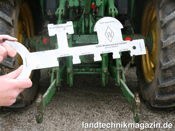 lDie neue Walterscheid Universal-Lehre K80/ZO40 ermöglicht mit wenigen Handgriffen die Verschleißgrenze von Kupplungen zu ermitteln. Sie ist für alle gängigen Kupplungsarten geeignet.