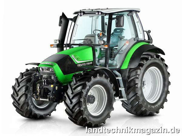 lDeutz-Fahr erweitert mit den neuen 4-Zylinder-Modellen Agrotron TTV 410, Agrotron TTV 420 und Agrotron TTV 430 die Serie Agrotron TTV mit Stufenlosgetriebe im Leistungsbereich von 115 bis 134 PS.